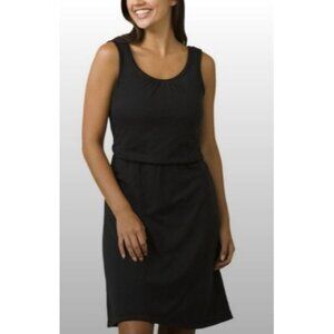 Prana Leisure Mika Black Pattern Womens Tank Top Dress Summer Small